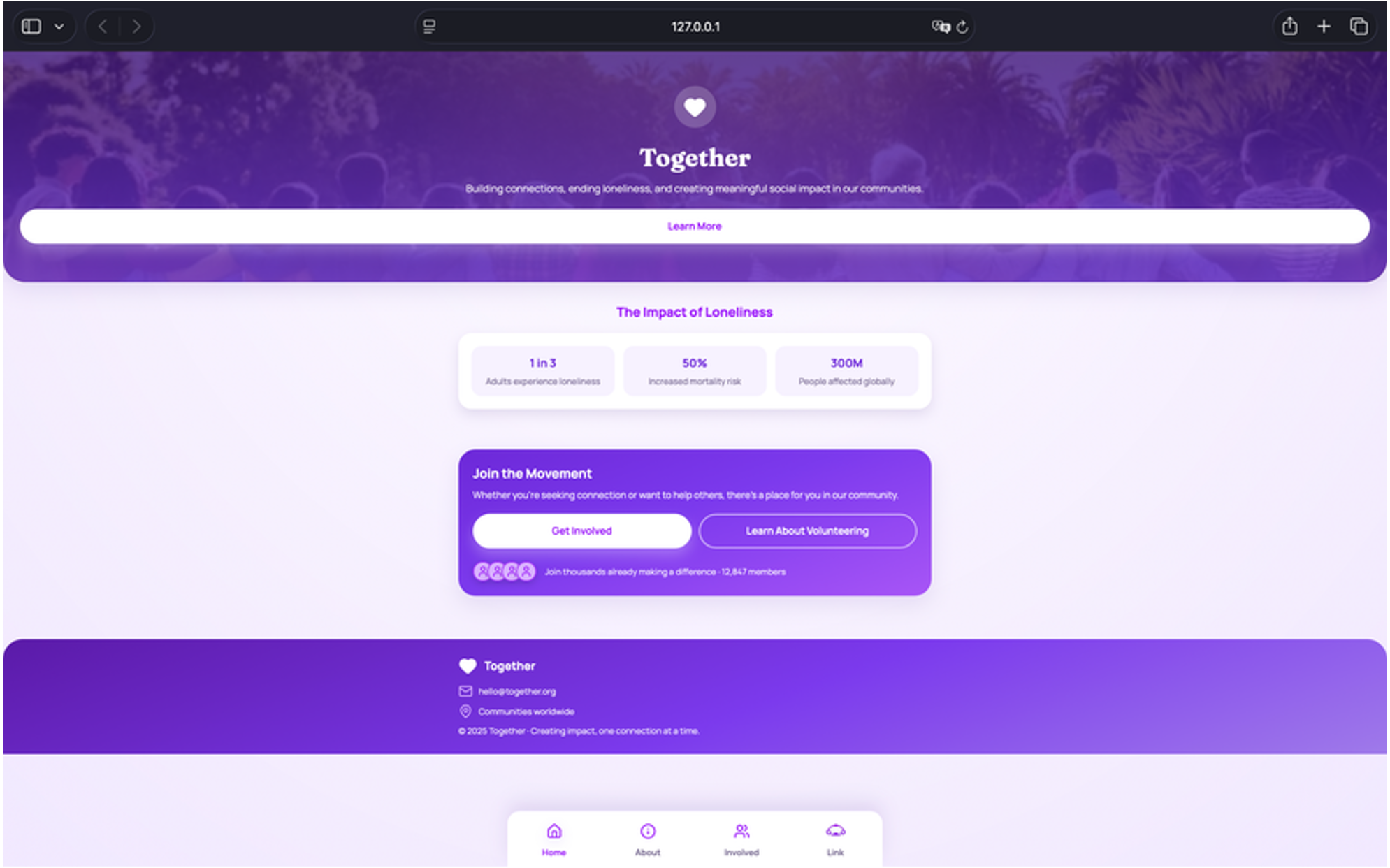 Together community web app